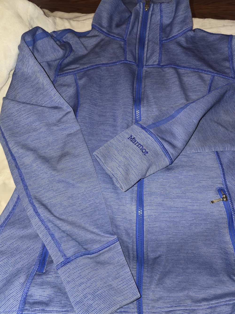 Marmot Women's Blue Zip Technical Jacket
